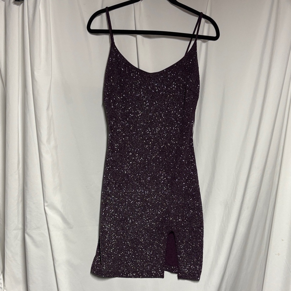 Windsor Black Bodycon Mini Dress Spaghetti Strap Cocktail